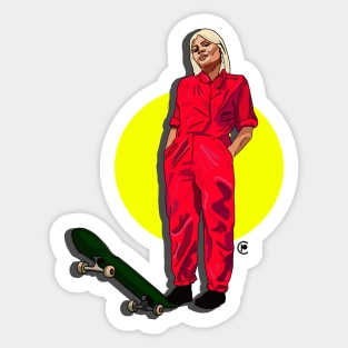 Skate girl Sticker